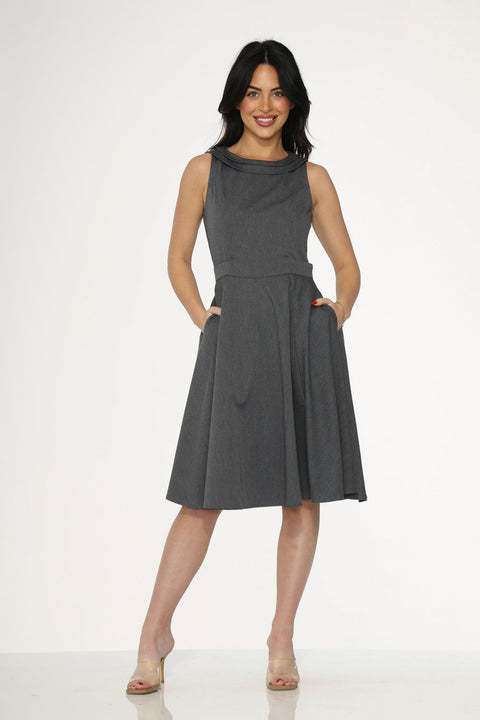 Grey Swing Dress