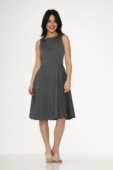 Grey Swing Dress