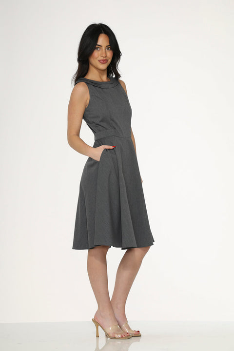 Grey Swing Dress