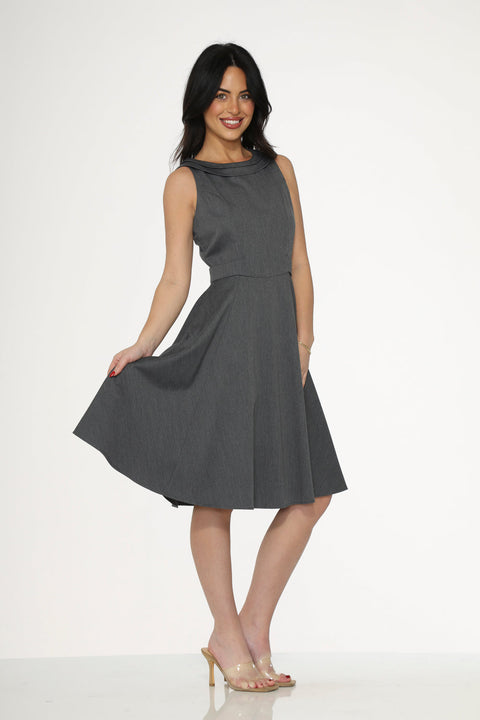 Grey Swing Dress