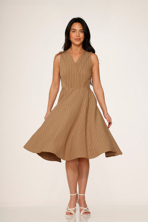 Camel Swing Dress