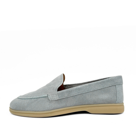 Lama Suede Loafers Blue