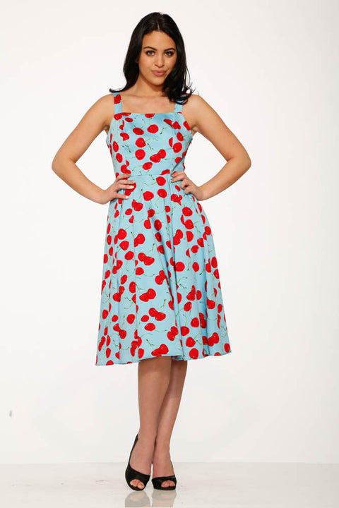 Martina Cherry Swing Dress