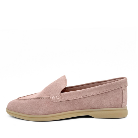 Lama Suede Loafers Pink