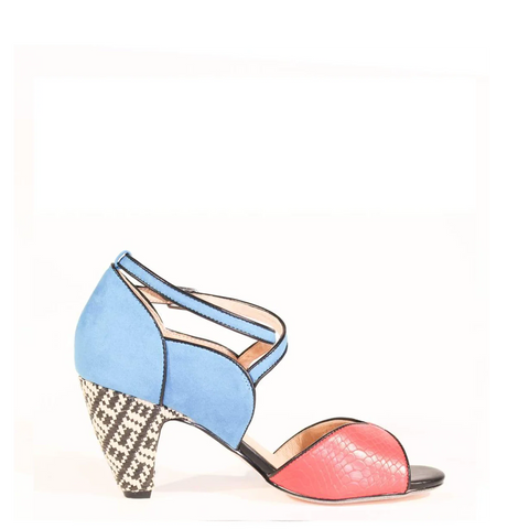 Nelly Colorblock Heels