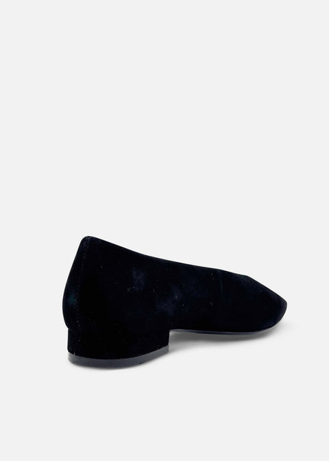 Slick Suede Ballet Flats