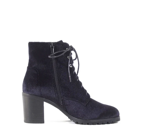 Timothy Velvet Booties