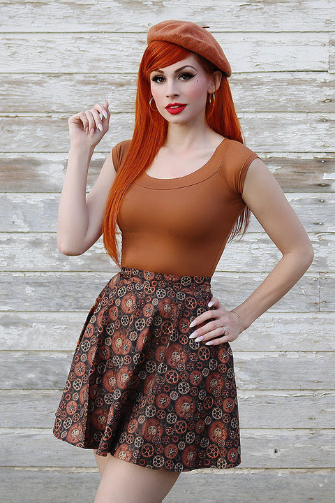 Gears Skater Skirt