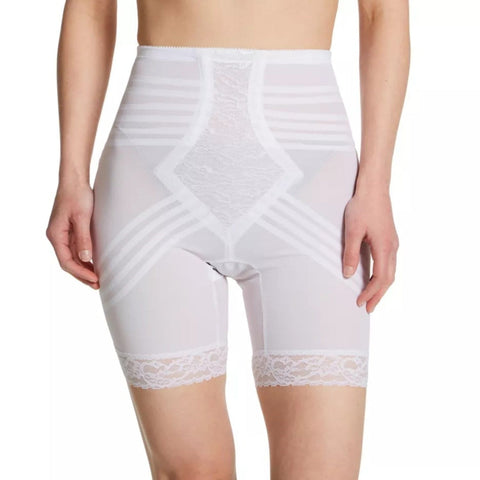 Style 6209 | Breathable High Waist Thigh Slimmer | No Roll Power Mesh Hourglass Shaper | Firm to Extra Firm Support