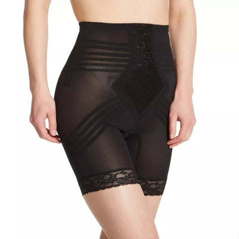 Style 6209 | Breathable High Waist Thigh Slimmer | No Roll Power Mesh Hourglass Shaper | Firm to Extra Firm Support