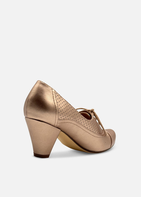 Maytal Retro Heels Gold