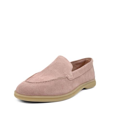 Lama Suede Loafers Pink