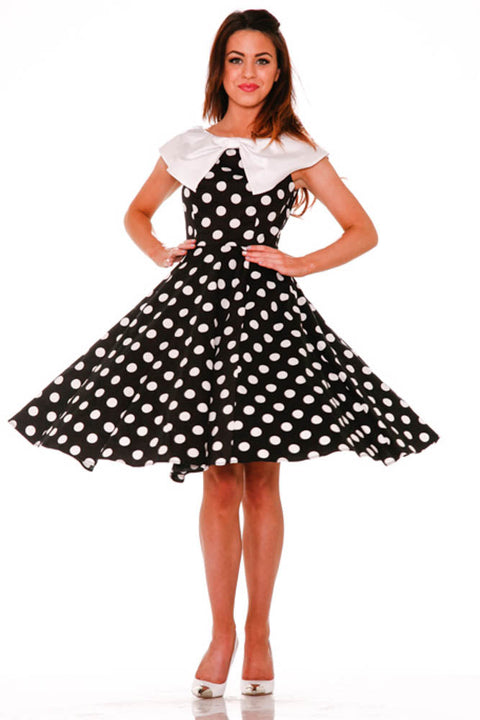 Black Molly Swing Dress