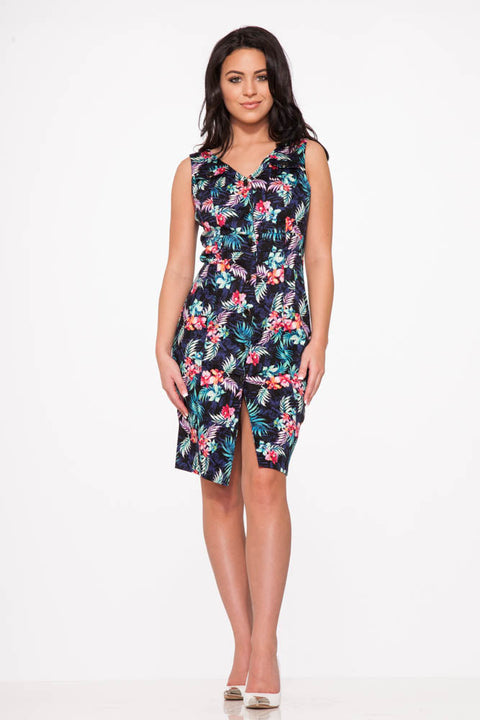 Tropical Safari Wiggle Dress