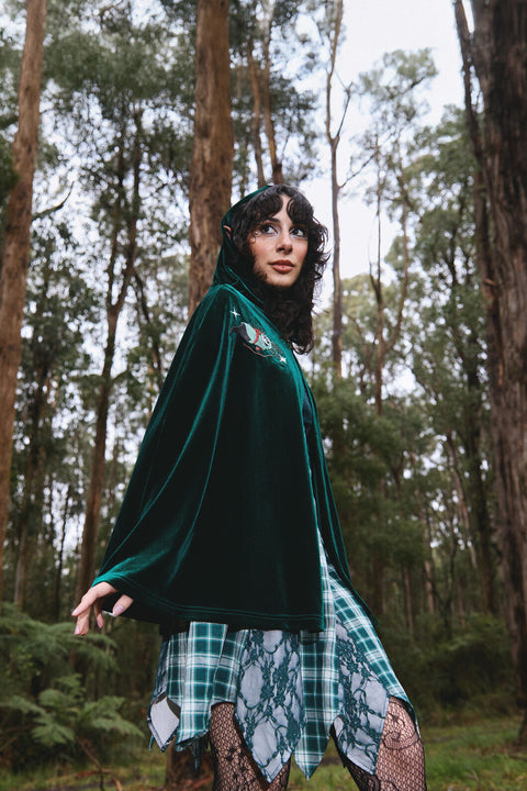 Keeper Of The Woods Velvet Cloak