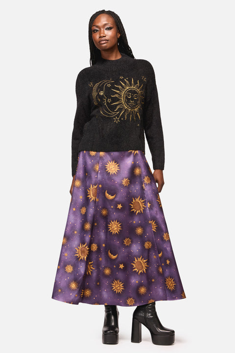Sun And Moon Goth Knit
