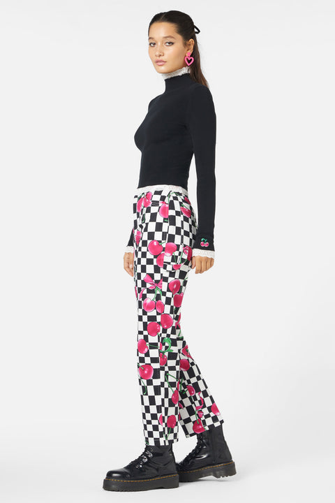 Super Psycho Knit Top Black