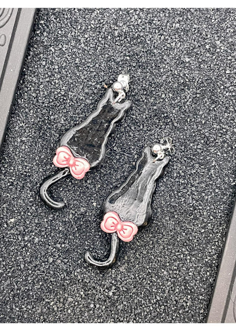 Salem Pretty Kitty Cat Earrings