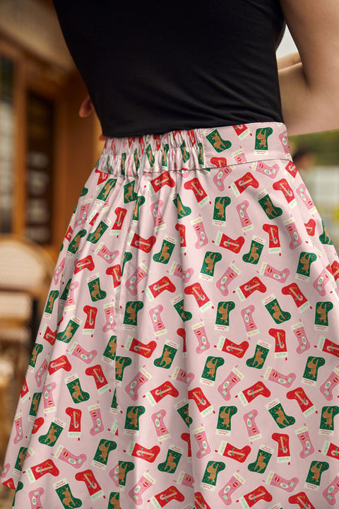 Stockings Skater Skirt