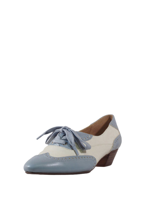 Demi Vintage Saddle Shoes Blue Bone