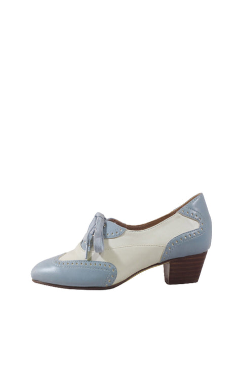 Demi Vintage Saddle Shoes Blue Bone
