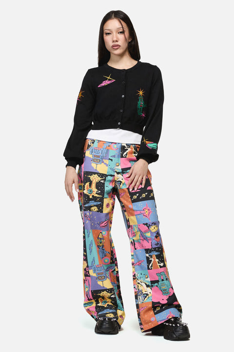 Galactic Print Cardigan