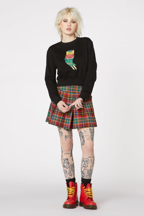 Brainz Boxy Crop Sweater