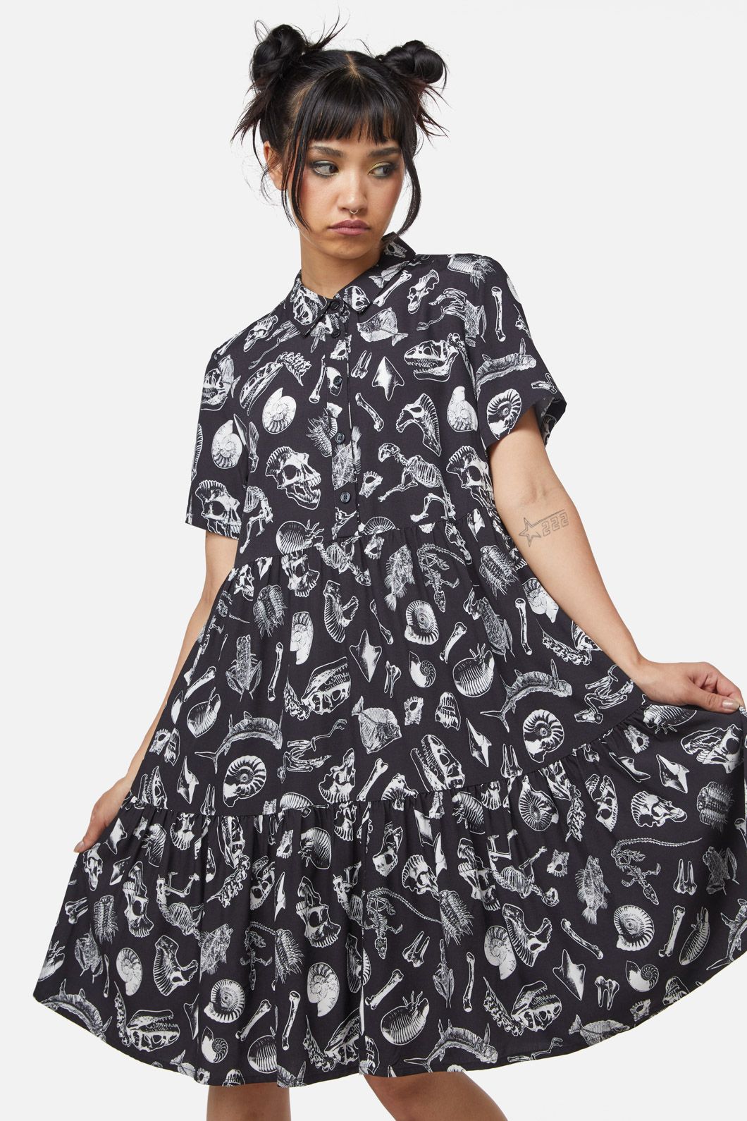 Body Fossils Printed Dress – ModCloth