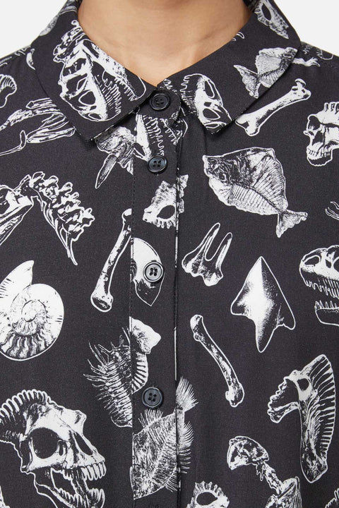 Body Fossils Printed Dress