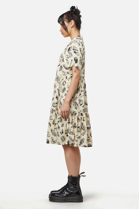 Body Fossils Printed Dress