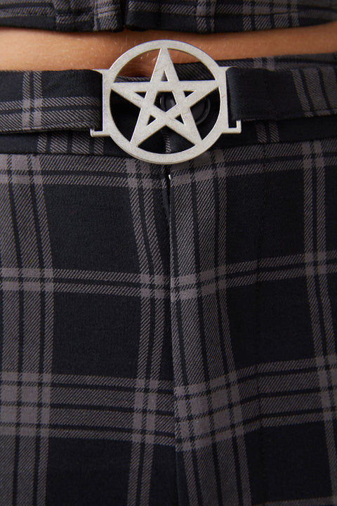 Victoria Tartan Fitted Pants