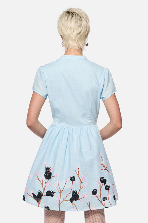 Pussy Willow Border Dress