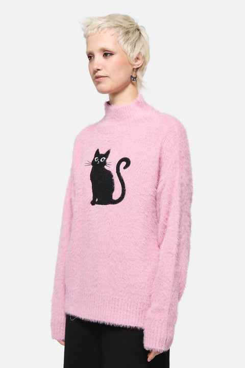 Catkins Boucle Knit Jumper