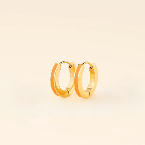 Color Huggie Hoop Earrings