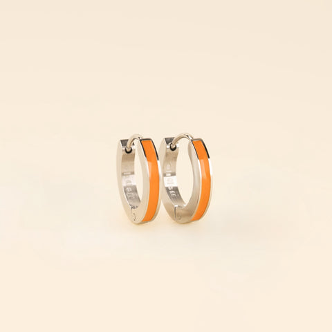 Color Huggie Hoop Earrings
