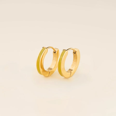 Color Huggie Hoop Earrings