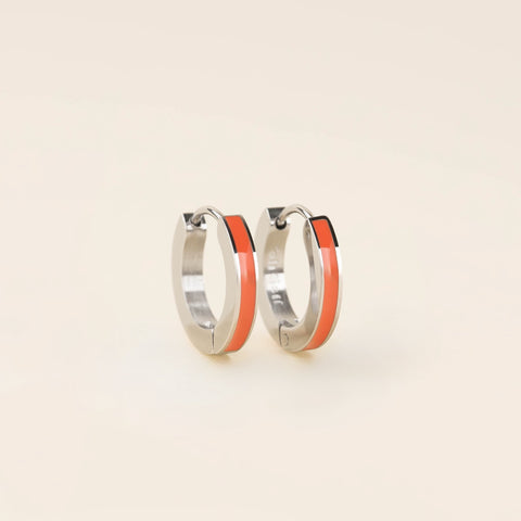 Color Huggie Hoop Earrings