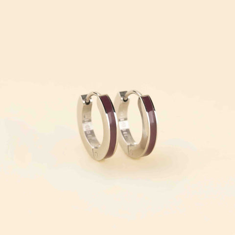 Color Huggie Hoop Earrings