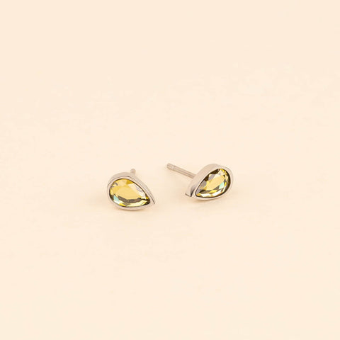 November Birthstone Stud Earrings