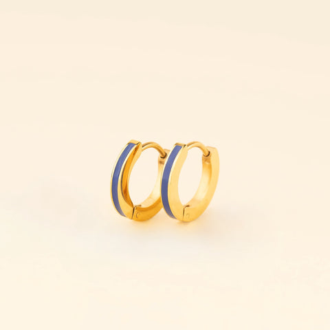 Color Huggie Hoop Earrings