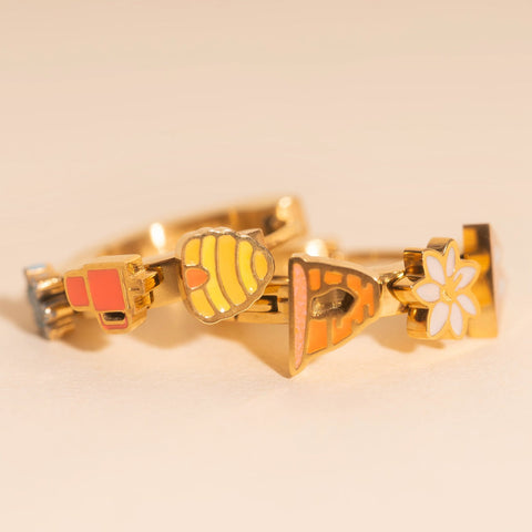 Utah 3D Huggie Hoop Earrings