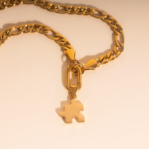 Puzzle Piece Necklace Charm