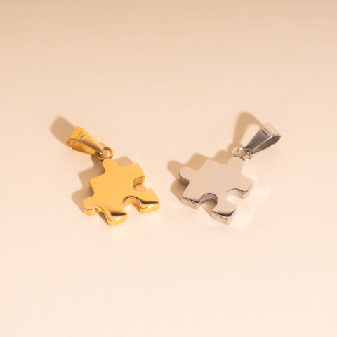 Puzzle Piece Necklace Charm