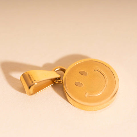 Smiley Face Necklace Charm