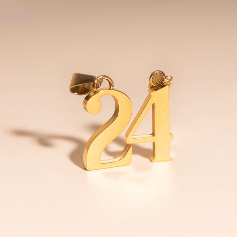 Number Necklace Charm (Single)