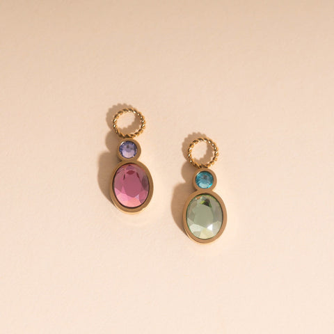 Twist and Mix Huggie Hoop Charms