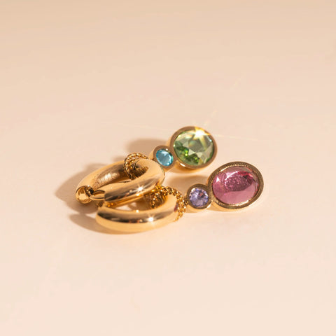 Twist and Mix Huggie Hoop Charms