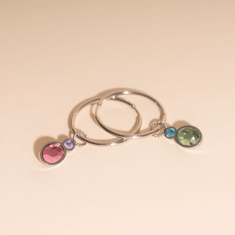 Twist and Mix Huggie Hoop Charms