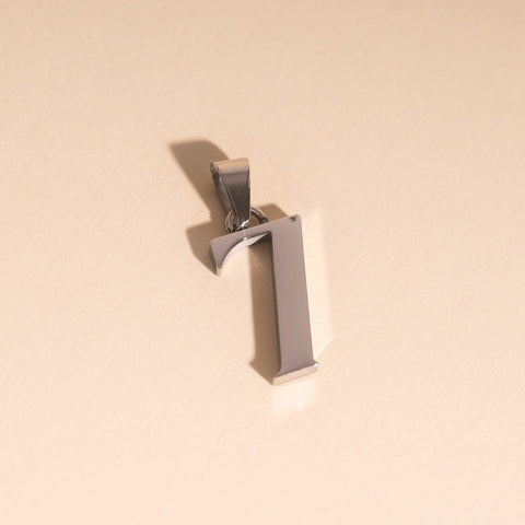 Number Necklace Charm (Single)