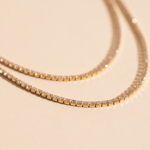 Micro Tennis Necklace